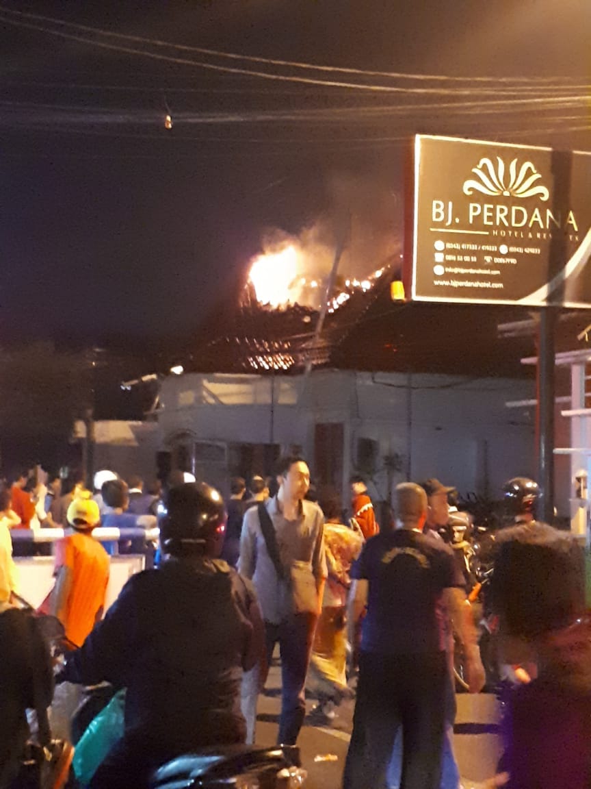 Sauna &amp; Gym BJ Perdana Terbakar, Pemilik Merugi Ratusan Juta Rupiah.