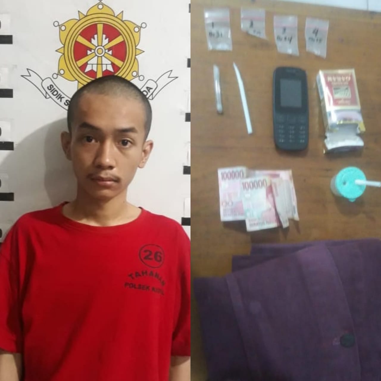 Simpan Sabu di Rumah, Arek Karangpilang Dijebloskan Penjara.