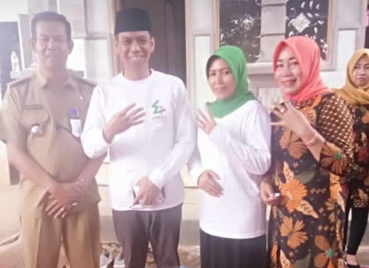 Viral di Medsos, Camat Taman Krocok di Duga Jadi Timses Caleg.
