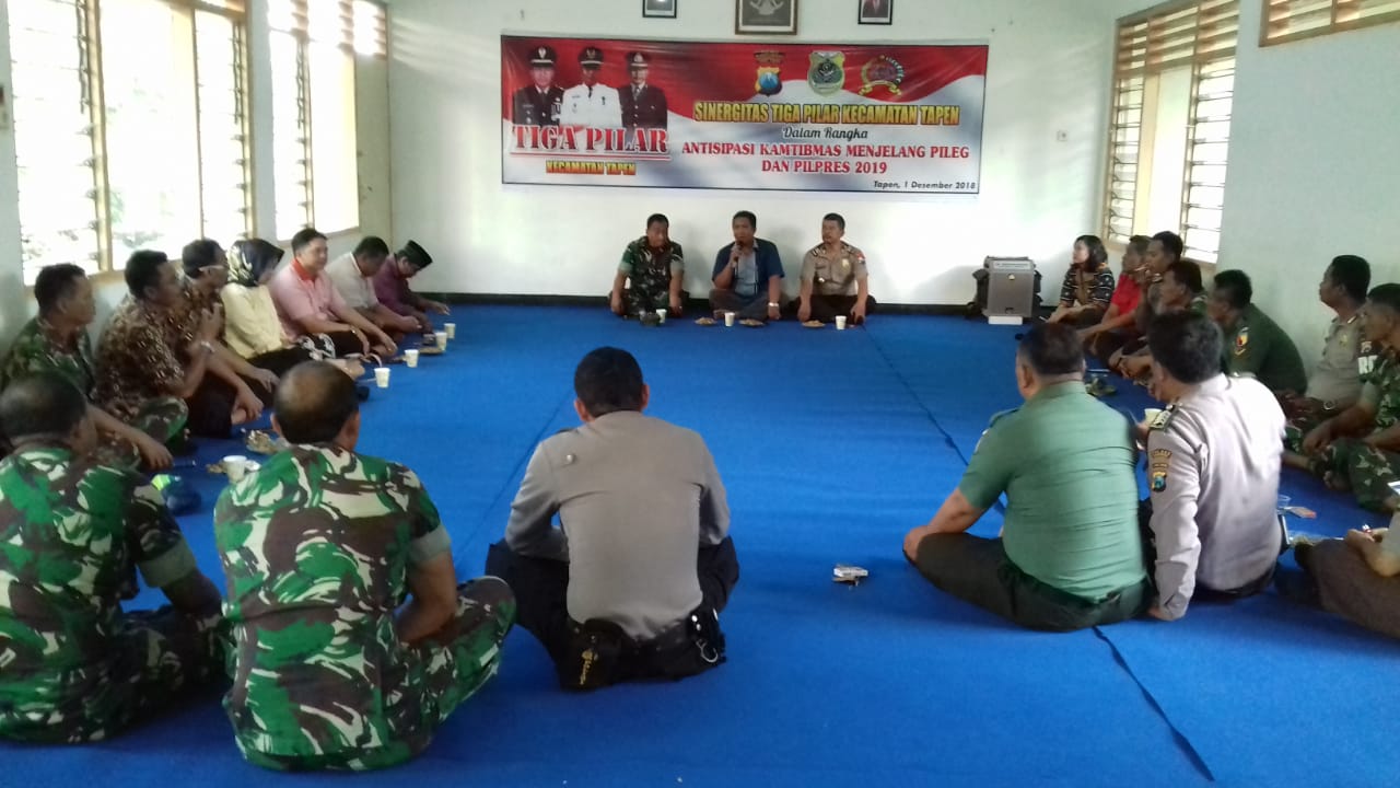 Perkuat Kamtibmas Jelang Pileg Dan Pilpres, 3 Pilar Tapen Gelar Pertemuan.