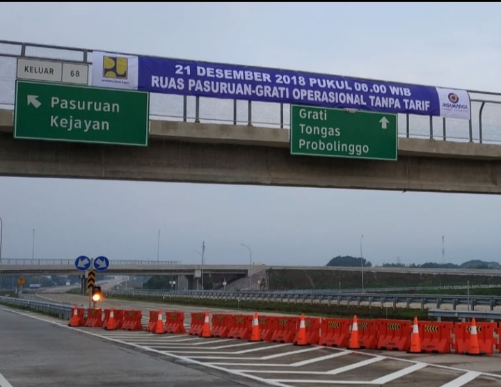 Hari ini Jalan Tol Paspro di Buka, Fungsional Hingga Perbatasan Lumajang.