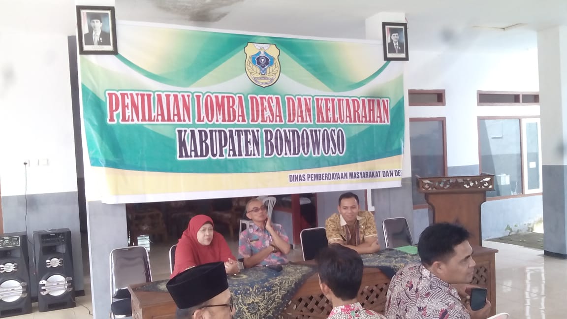 Lomba Desa di Kecamatan Wringin, Tim Penilai Dari Kabupaten Bondowoso Evaluasi dan Promosikan 4 Desa Terbaik.