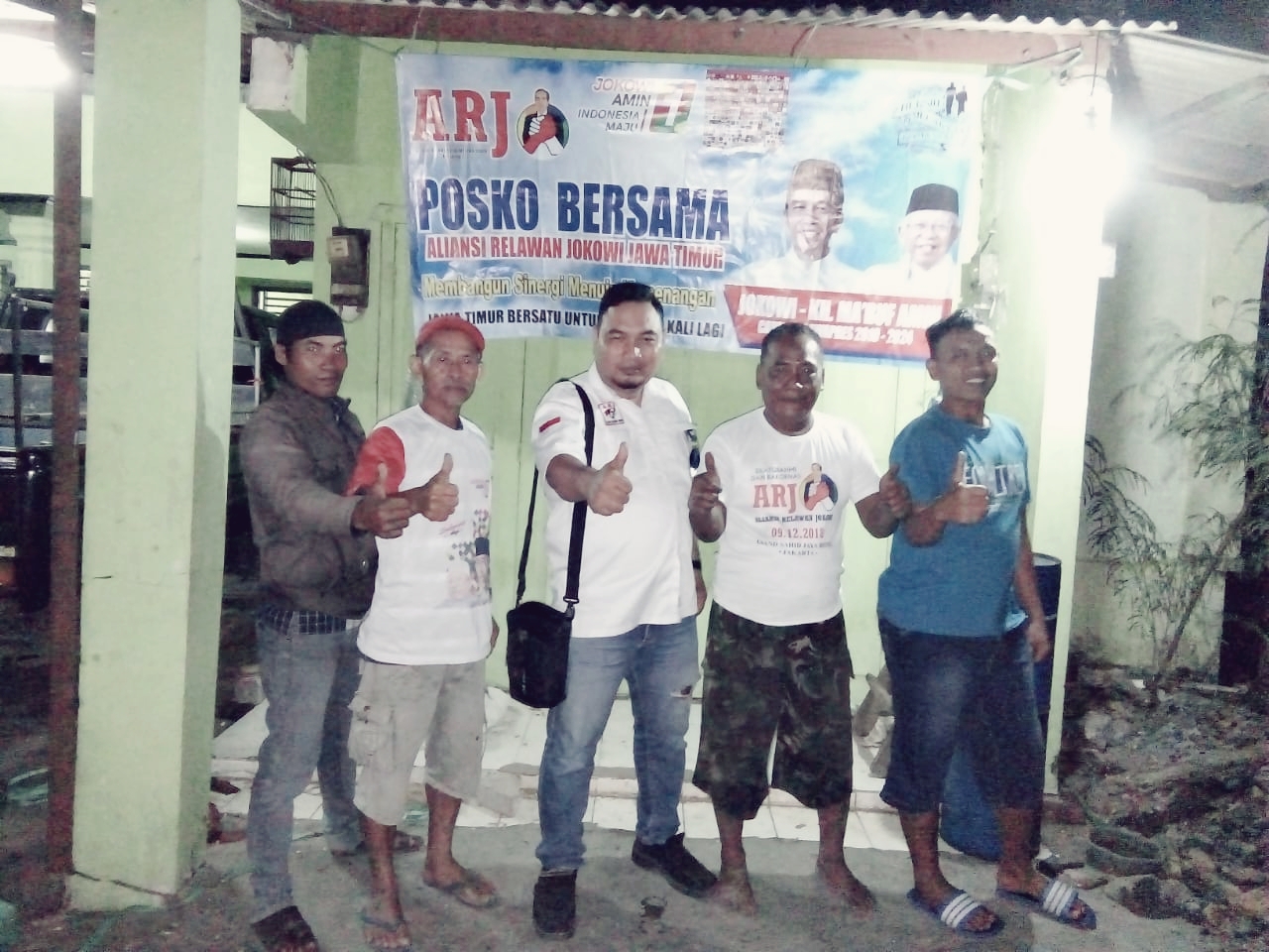 Menjaring Suara Riil Jokowi di Jatim, ARJ Bentuk Posko Bersama di Pelosok Desa.