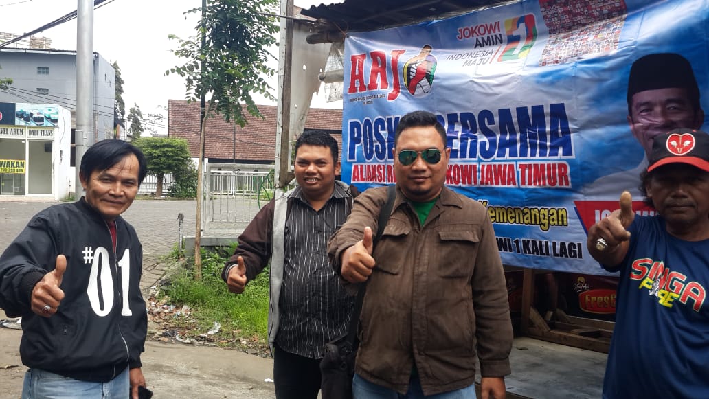 Pendirian Posko ARJ Jatim, Sebagai Bentuk Militansi Relawan Menangkan Jokowi di Jatim.