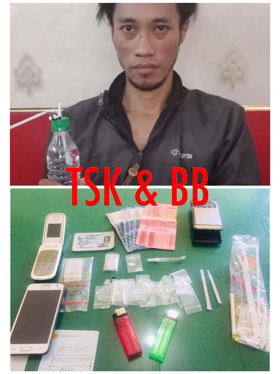 Nyambi Jualan Sabu, Tukang Cukur Ini Diringkus Saat Hendak Transaksi.