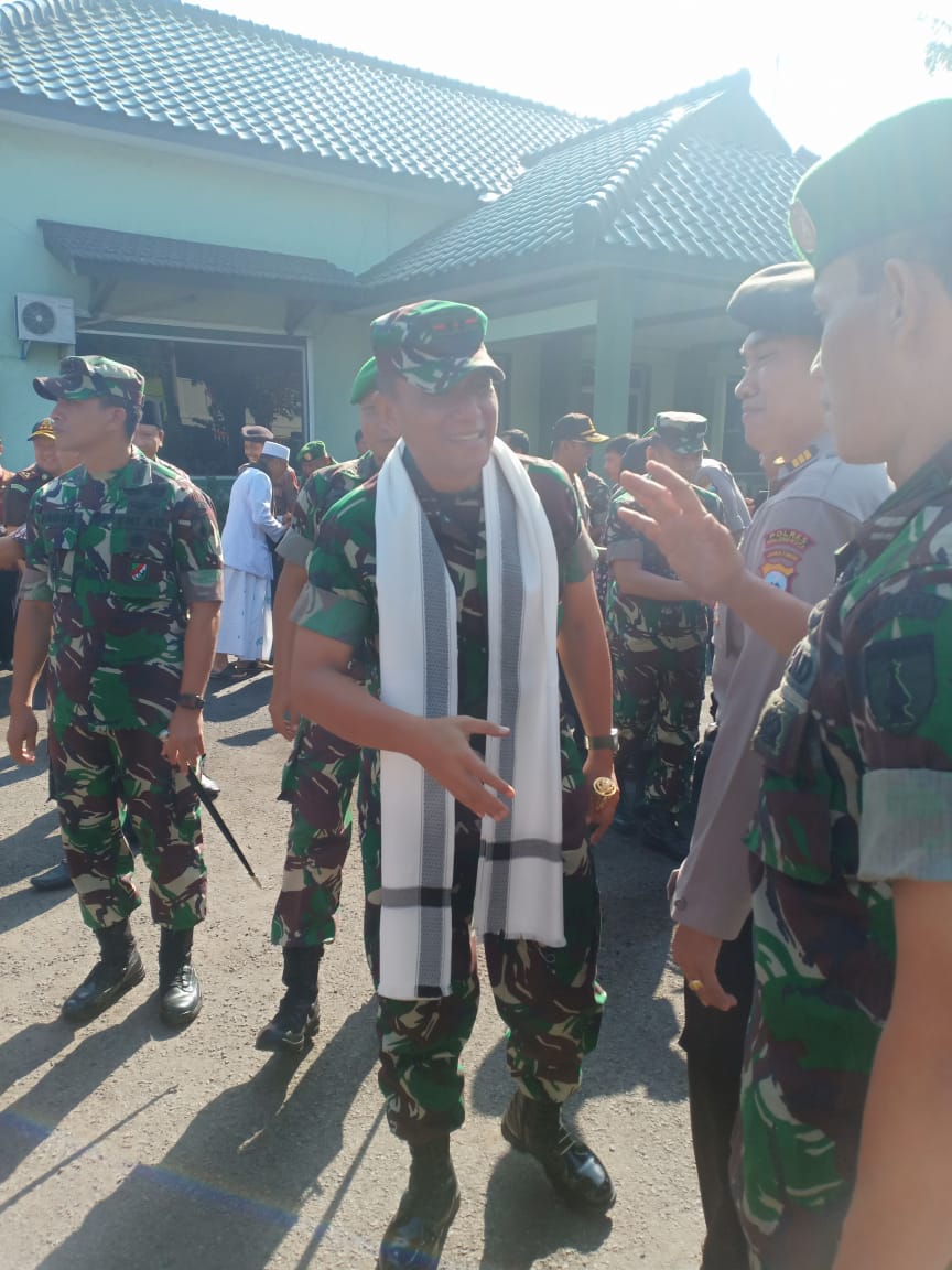 Pangdam V Brawijaya Mayjen TNI Wisnoe, Kunker Ke Kodim 0819 Pasuruan.