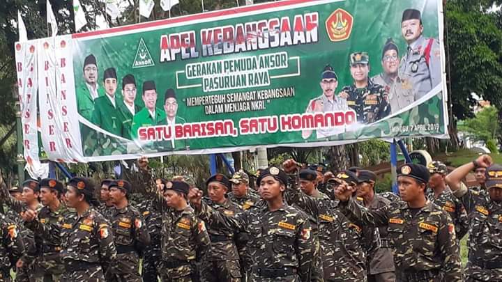 2500 Personil GP. Ansor Pasuruan Raya, Gelar Apel Kebangsaan 2019.