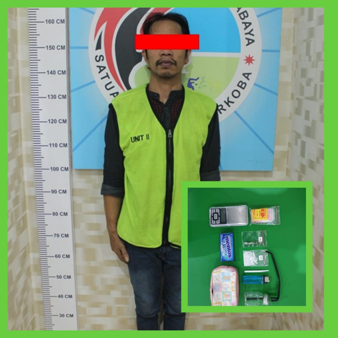Edarkan Sabu, Tukang Ojol di Ringkus Polisi.