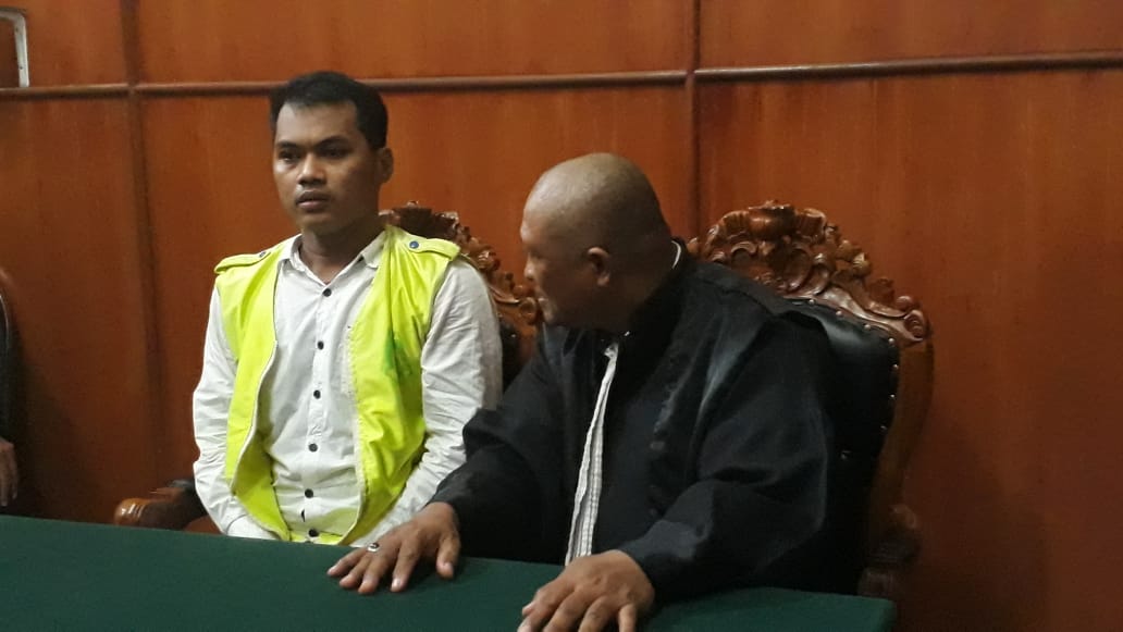 LBH Taruna Indonesia Dampingi Terdakwa Narkoba Edi Suparto, Dipersidangan Siang Tadi. 