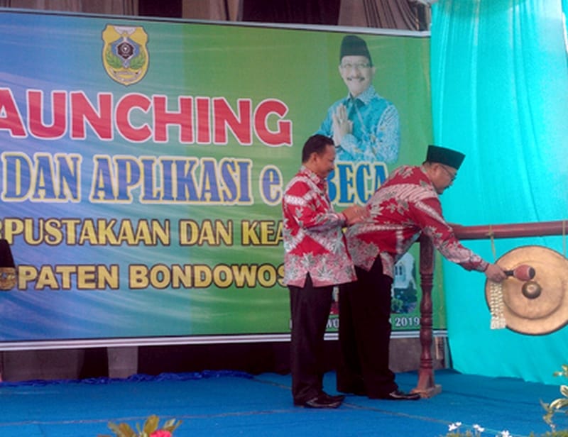 Dukung Pendidikan Gratis, Wabup Irwan Launching Aplikasi E-Beca.