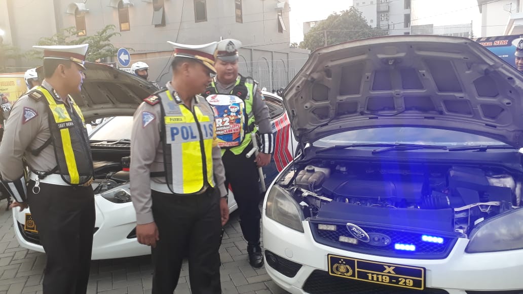 Jelang Operasi Ketupat 2019, Kasat Lantas Periksa Kesiapan Anggotan dan Perlengkapannya.