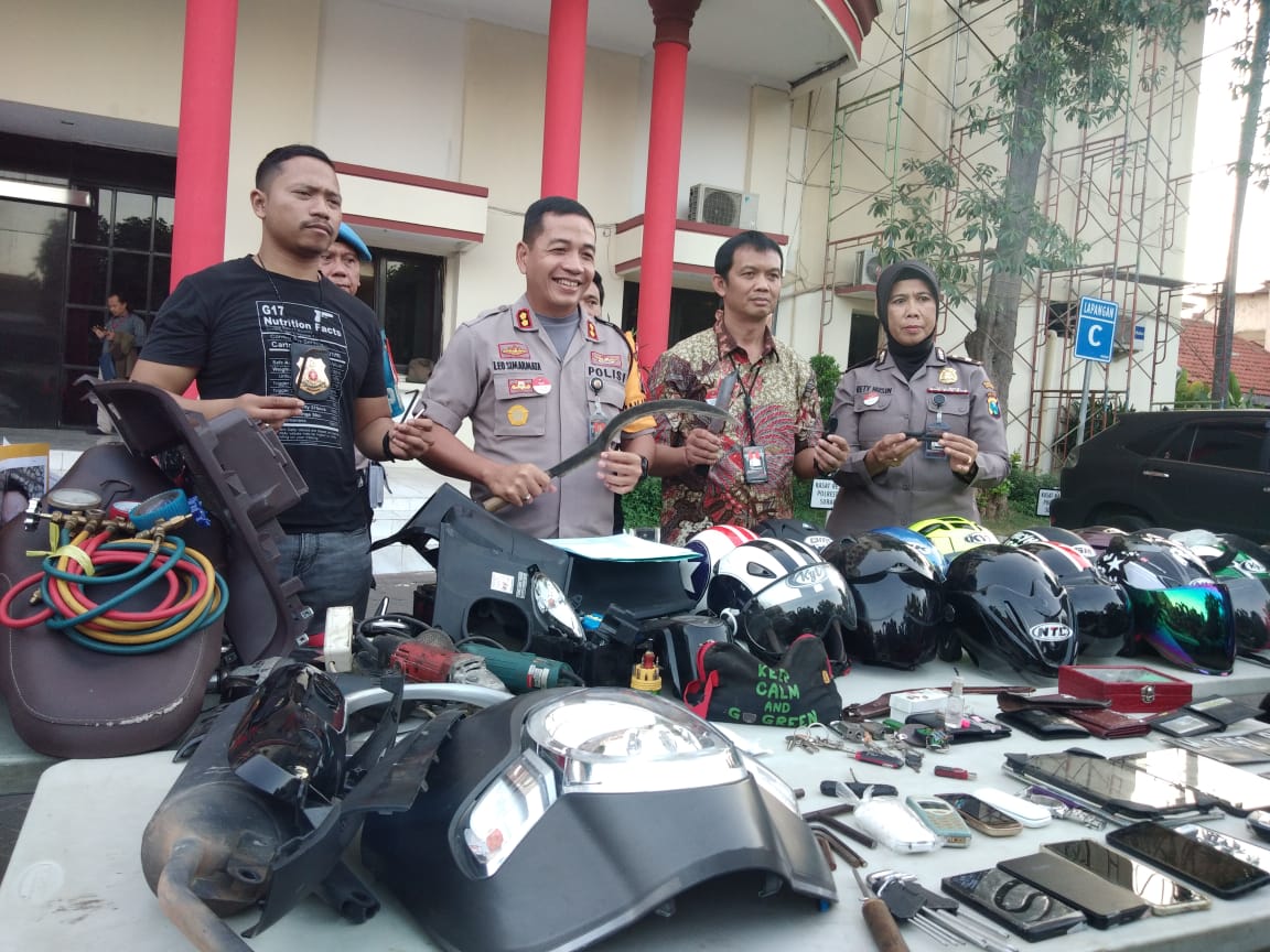 Pelaku Curanmor di Tembak Mati Polrestabes Surabaya.
