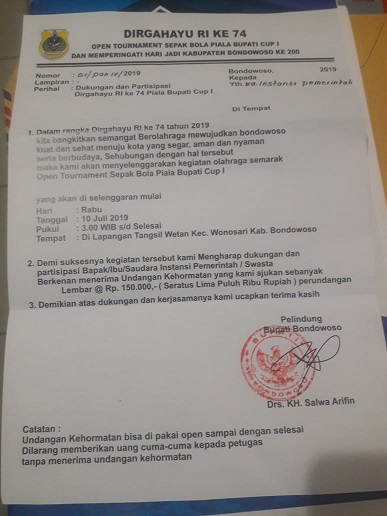 Pemalsu Tanda Tangan dan Stempel Bupati, Akhirnya Tertangkap Polisi.
