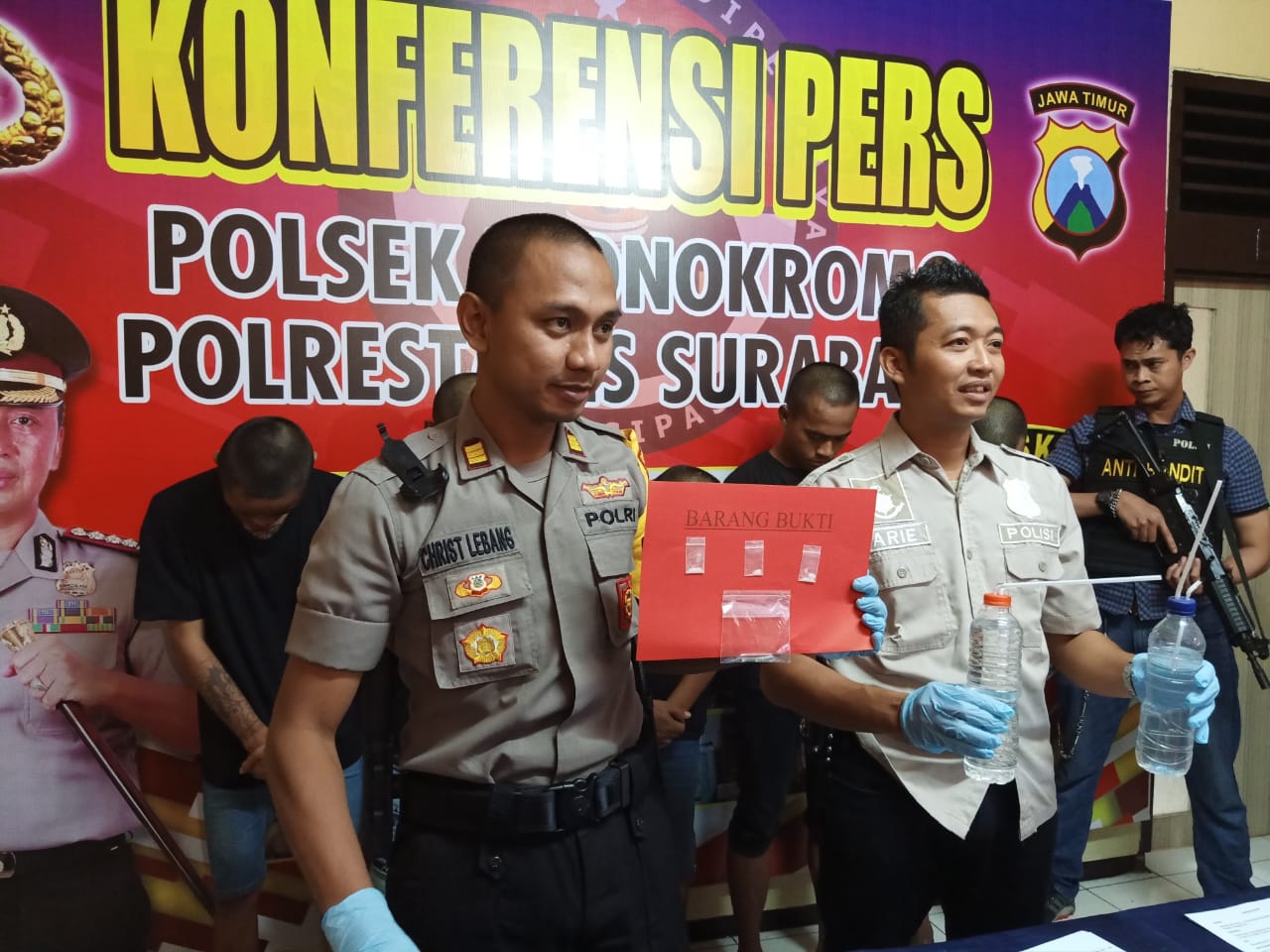 Asyik Pesta Sabu Bersama 2 Temannya, 3 Pelaku Curanmor di Bekuk.