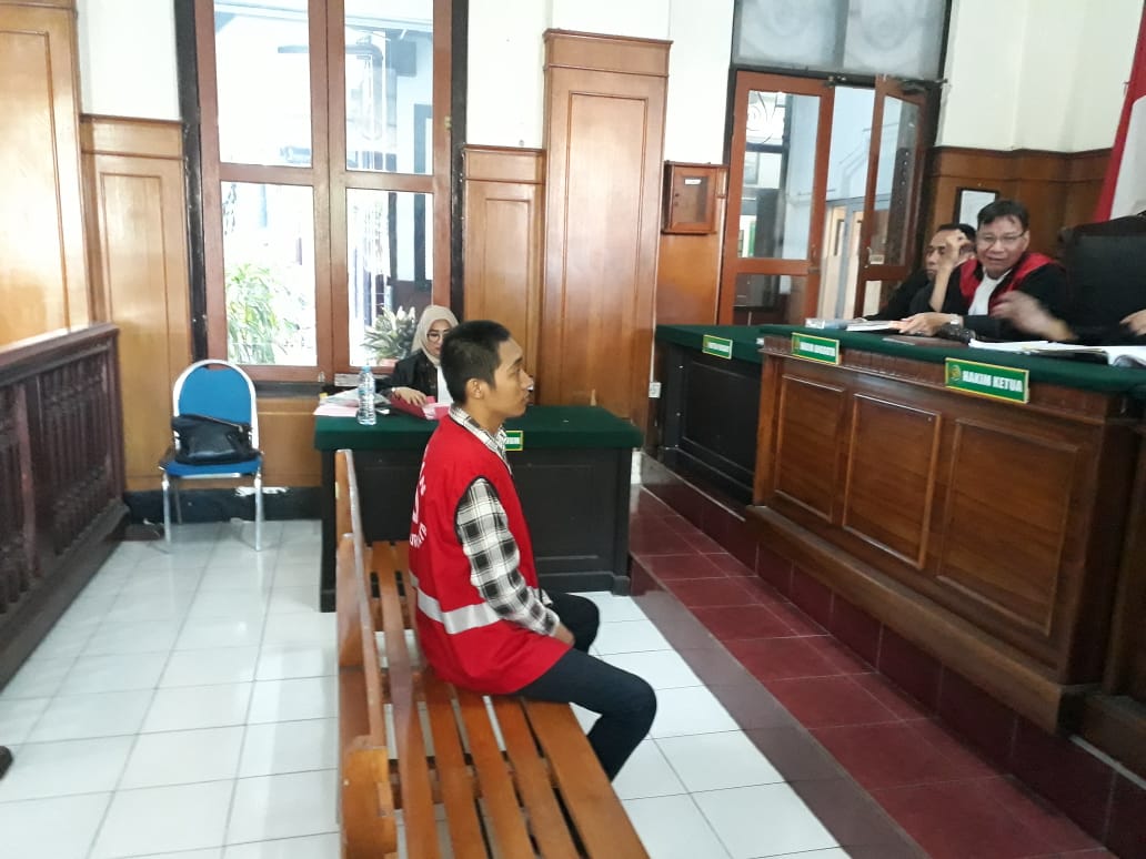 Kedapatan Miliki Pipet Berisi Sabu, Arek Kedondong Ini Diadili.