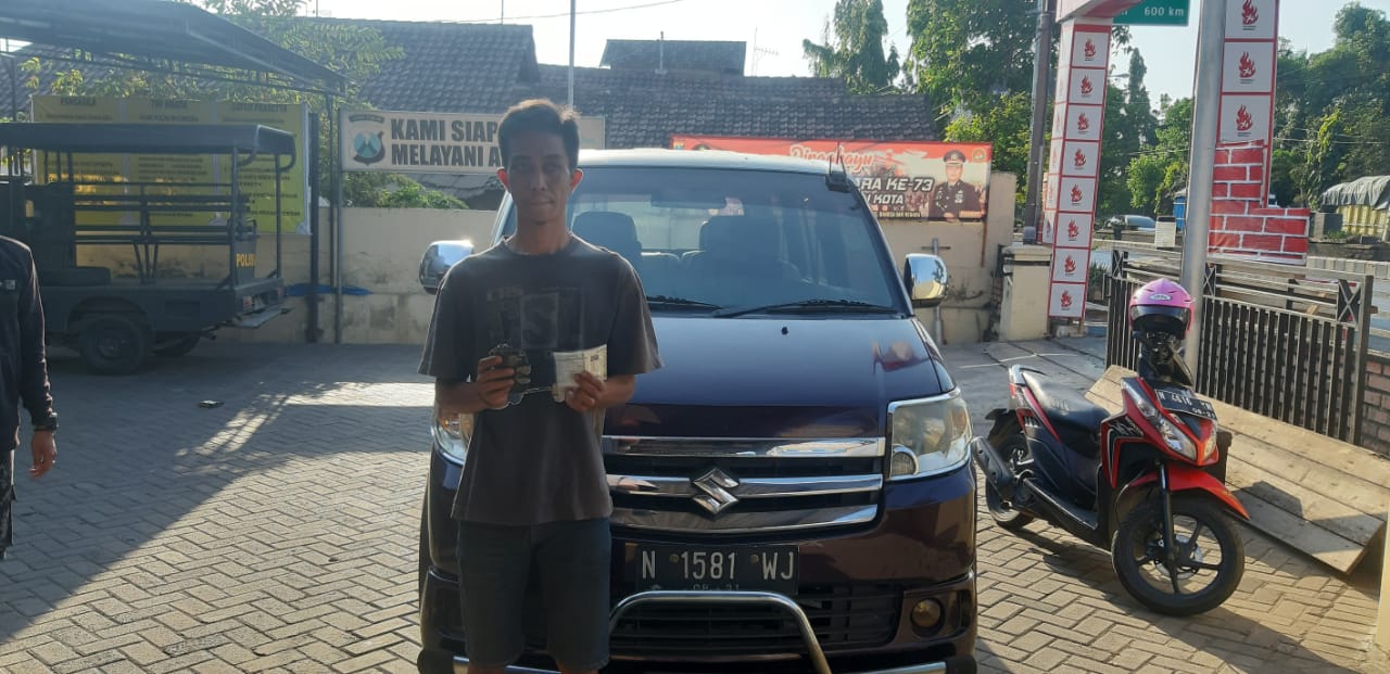 Terlibat Penipuan Mobil di Purworejo, Sopir Pecatan Minimarket Ditahan Polsek Gading Rejo.