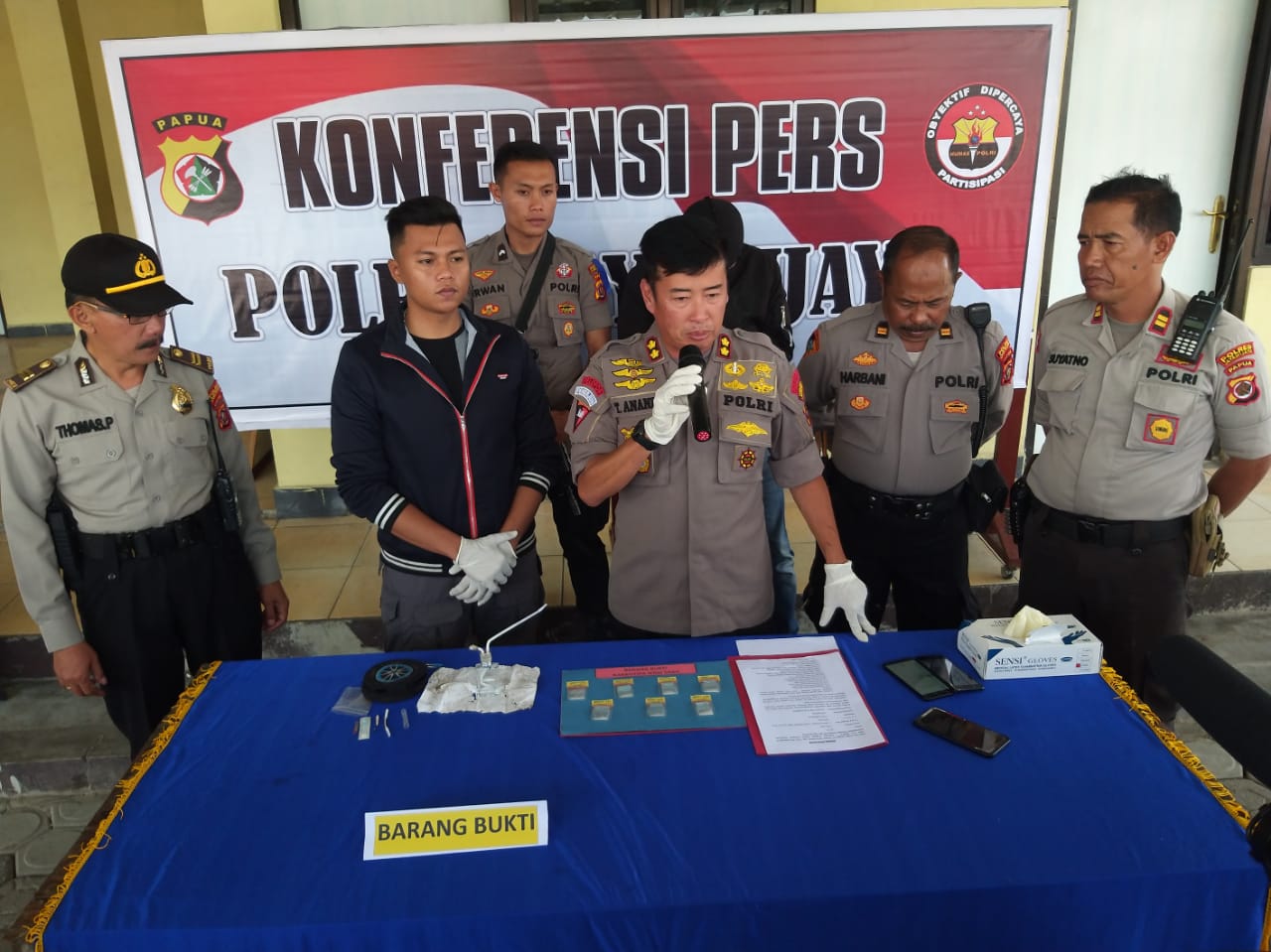 Miliki 3,56 Gram Shabu, Devid di Tangkap Sat Narkoba Polres Jayawijaya.