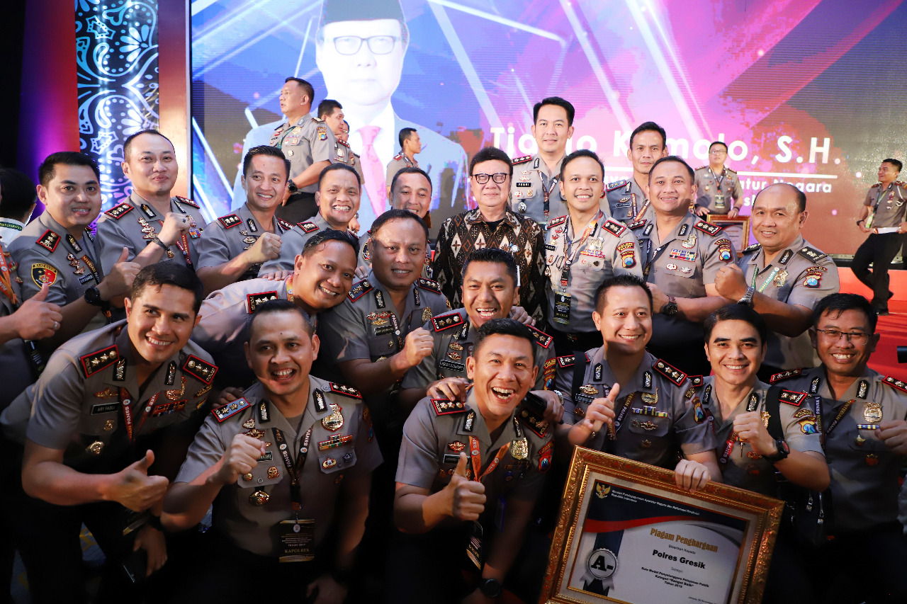 Polres Pasuruan Terima Penghargaan "Predikat B", Dari Menpan RB.