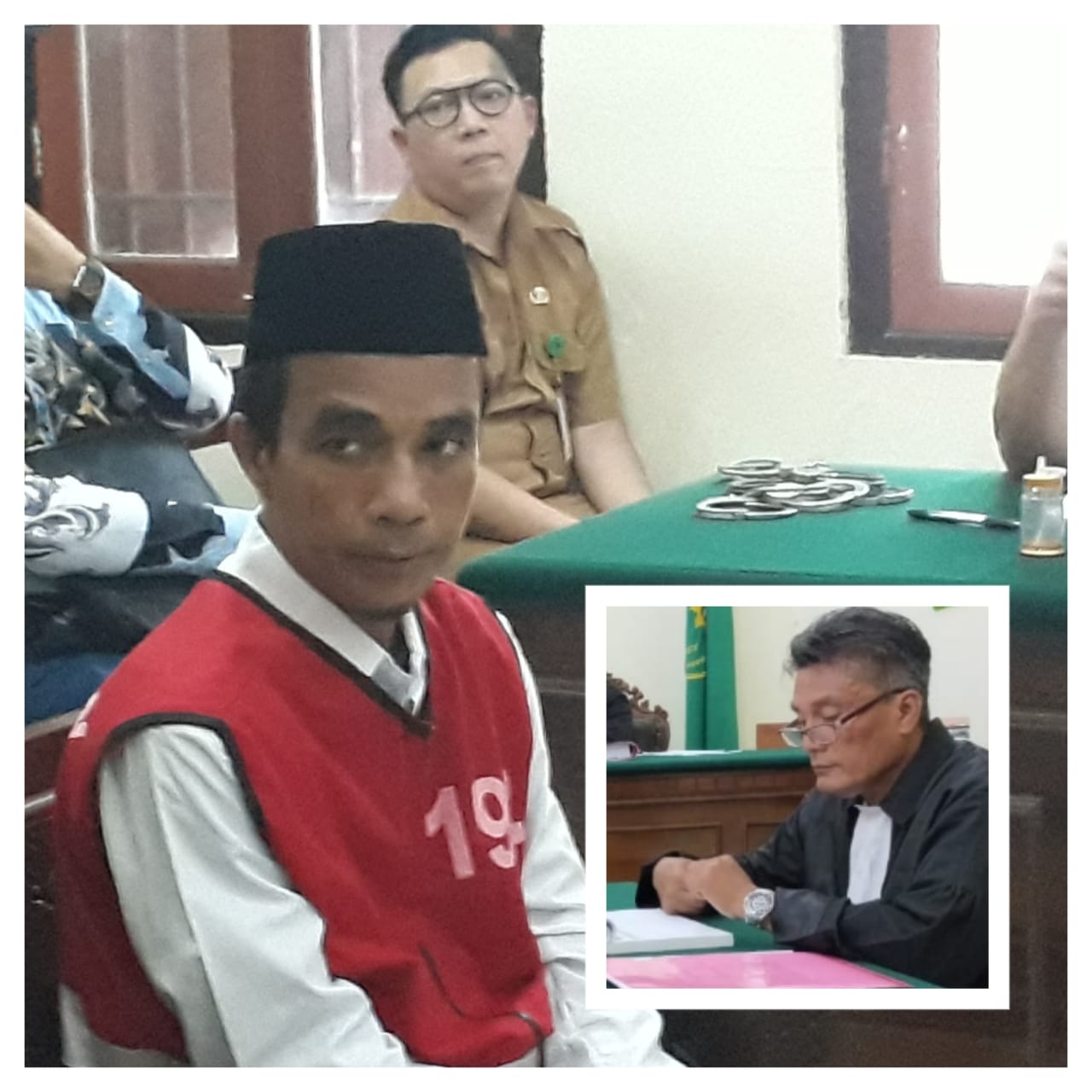 Bawa 8 Poket Sabu, Saat Sidang Terdakwa Mengaku Dipakai Sendiri.