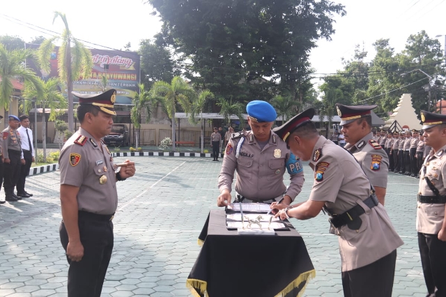 Rotasi Perwira Pertama Dilingkungan Polres Banyuwangi, Bergulir.