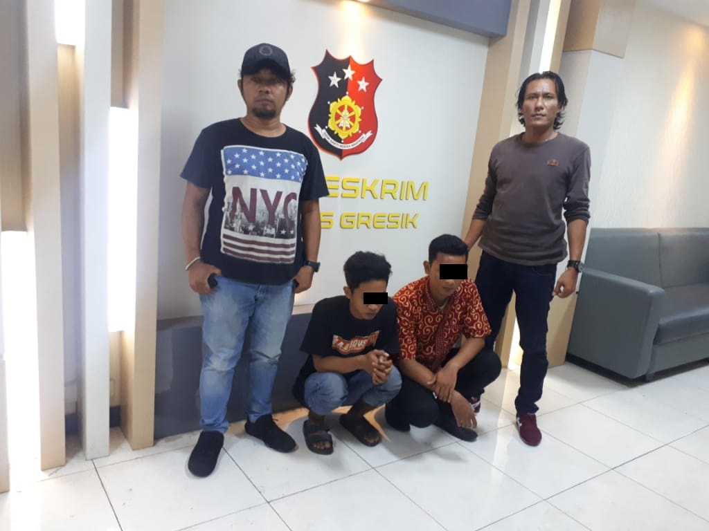 Polres Gresik Amankan, 2 Dari 8 Orang DPO Pengeroyokan.