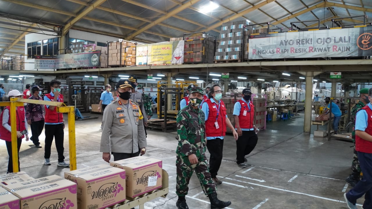 Polres Gresik, Resmikan PT Wings Surya Sebagai Industri Tangguh Semeru.
