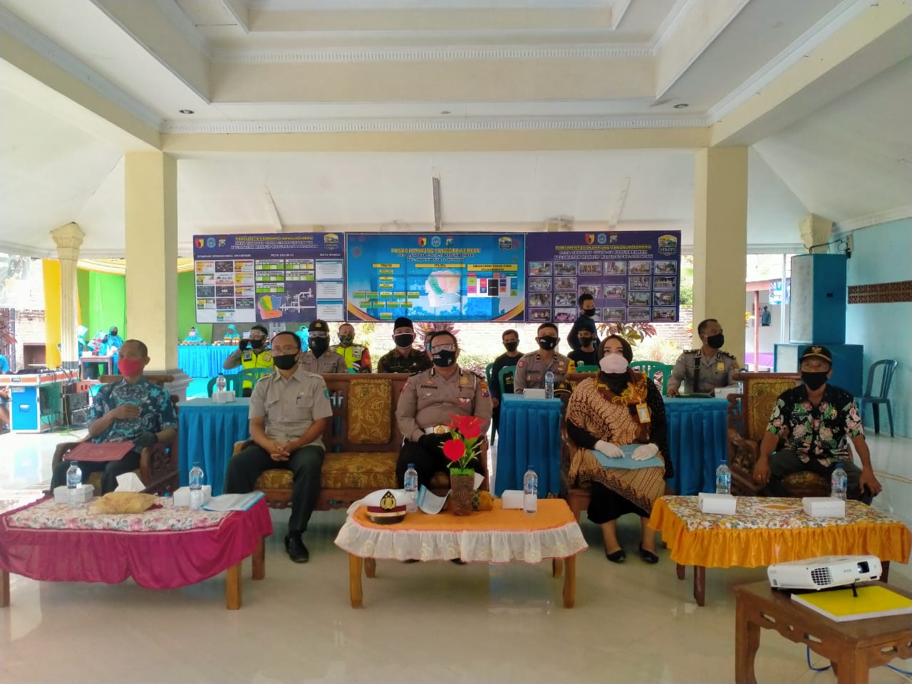 Masuk Nominasi Kampung Tangguh, Pemdes Kedukbembem Dikunjungi dan Dapat Apresiasi Dari Polres Lamongan.