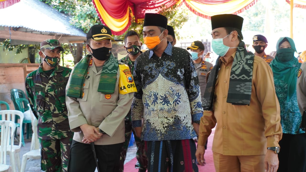 Wakil Bupati dan Kapolres Gresik, Resmikan Kampung Tangguh Semeru Desa Sukorejo Kecamatan Bungah.