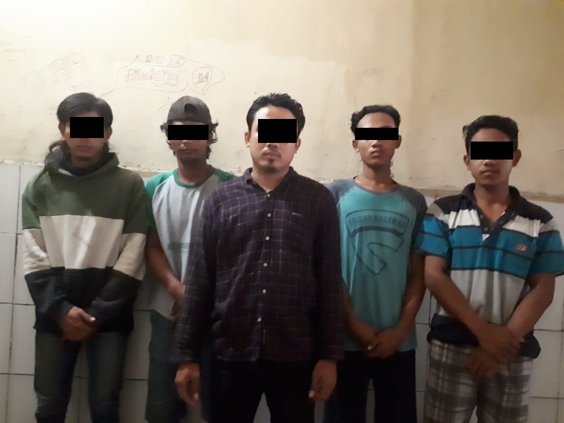 Polsek Cerme Polres Gresik, Libas 5 Pelaku Pencurian Kabel Milik Telkom. 