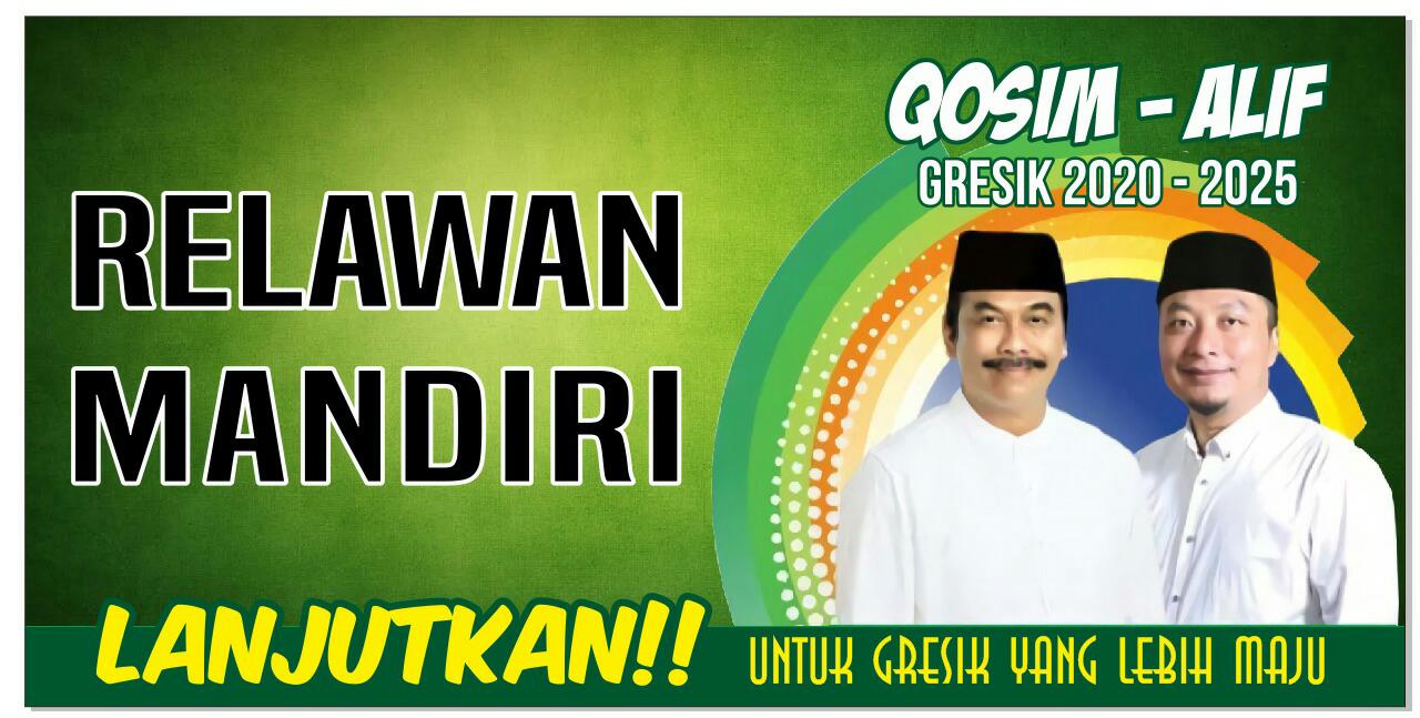 "Pilkada Gresik" Ketum Ledak, Ajak Masyarakat Menangkan Pasangan Qosim-Alif.