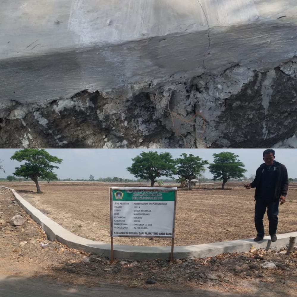 Terkesan Ngawur, Sudah Tabrak Aturan, Kualitas Proyek Buruk Pula.