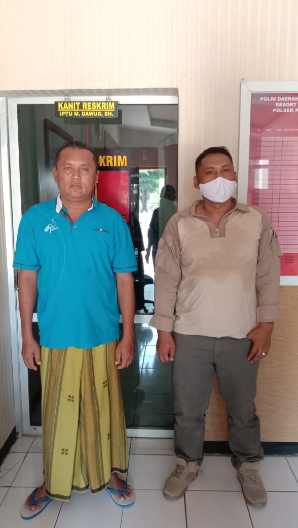 Menghindar Saat Dipanggil Penyidik, AF Dijemput Paksa Oleh Opsnal Polsek Panceng.