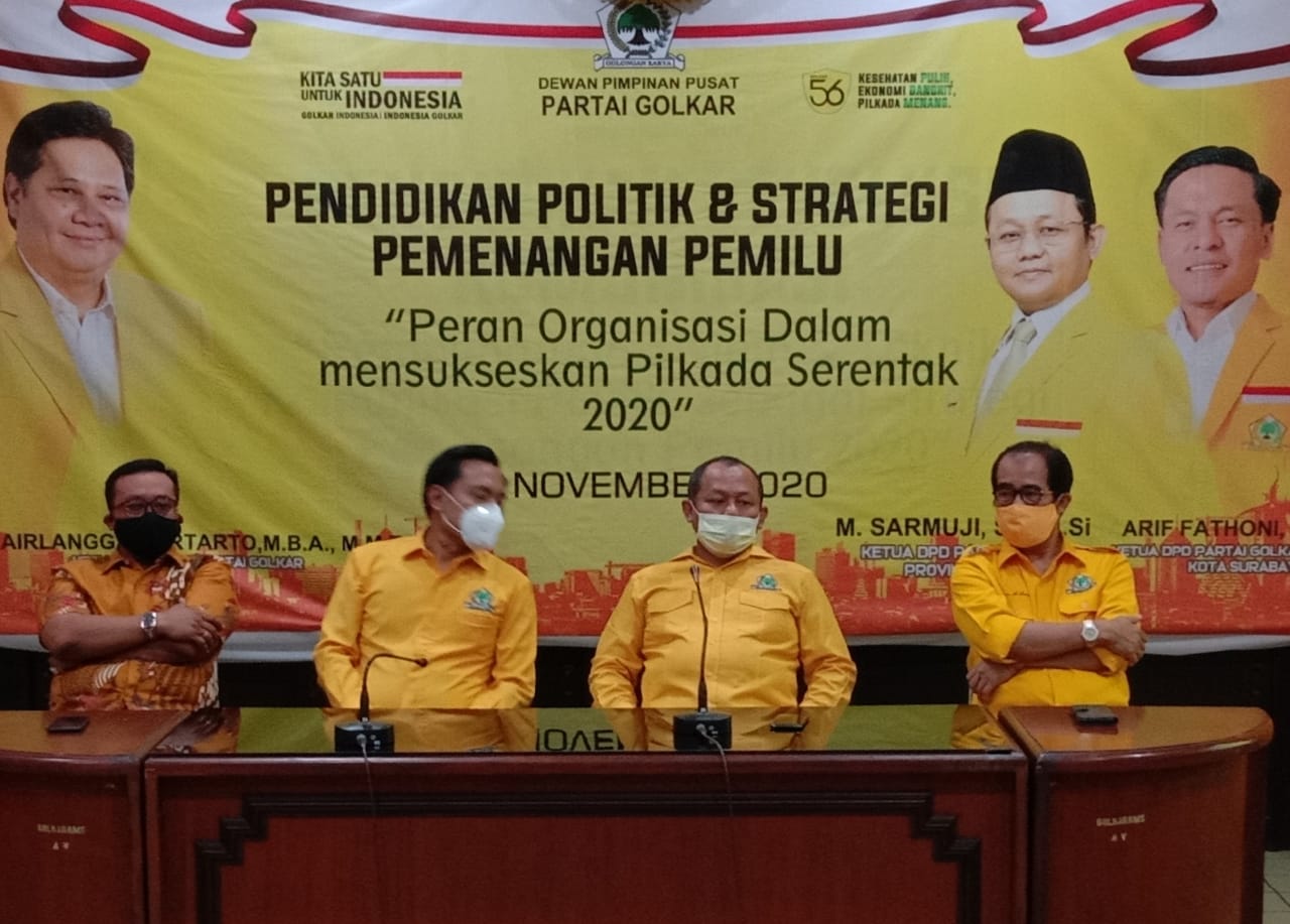 Arif Fathoni: Revolusi Komunikasi Sebagai Cara Untuk Kemenangan Partai Golkar Surabaya.