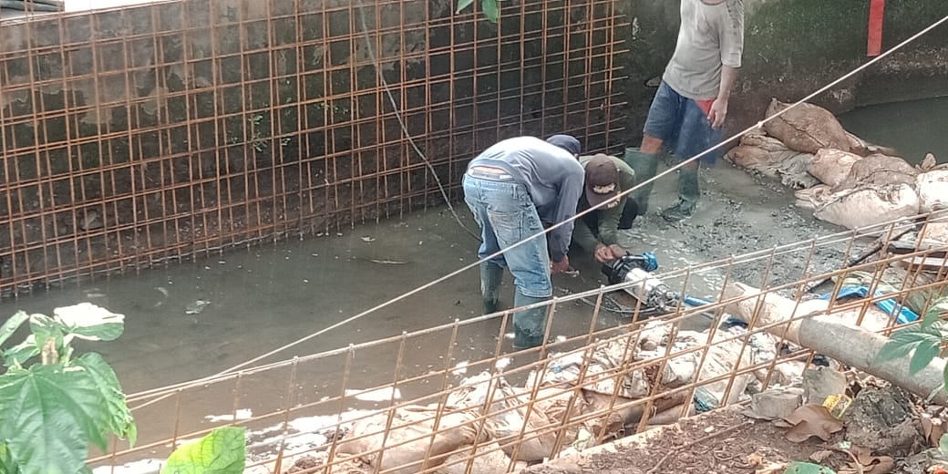 Parah ! Proyek Turab Kali Laya Sebesar Rp. 1,5 M. Dikerjakan Asal Jadi.