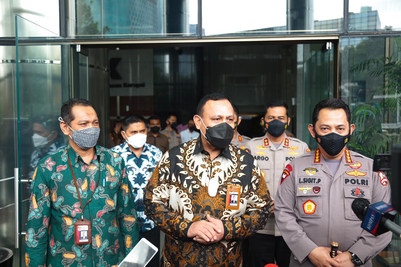 Sambangi KPK, Kapolri Bicarakan Penguatan SDM, Pencegahan Korupsi dan Joint Investigasi