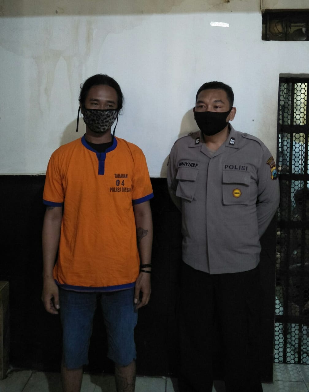 Jerumuskan Pelajar Kedalam Lembah Narkoba, Budi Santoso Diseret Polres Gresik