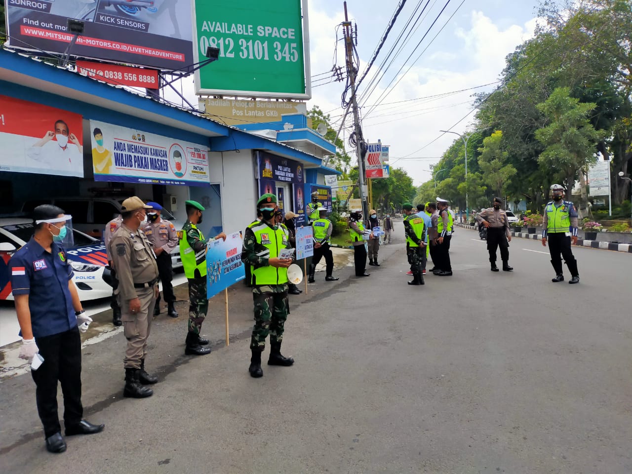 Perketat pengawasan Pengawasan Prokes Saat PPKM, Polres Gresik Secara Intensif Gelar Operasi Yustisi