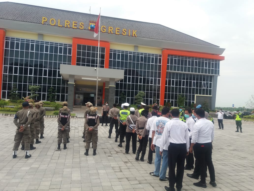 Upaya Pengendalian Penyebaran Covid-19, Polres Gresik Gencar Lakukan OPS. Yustisi