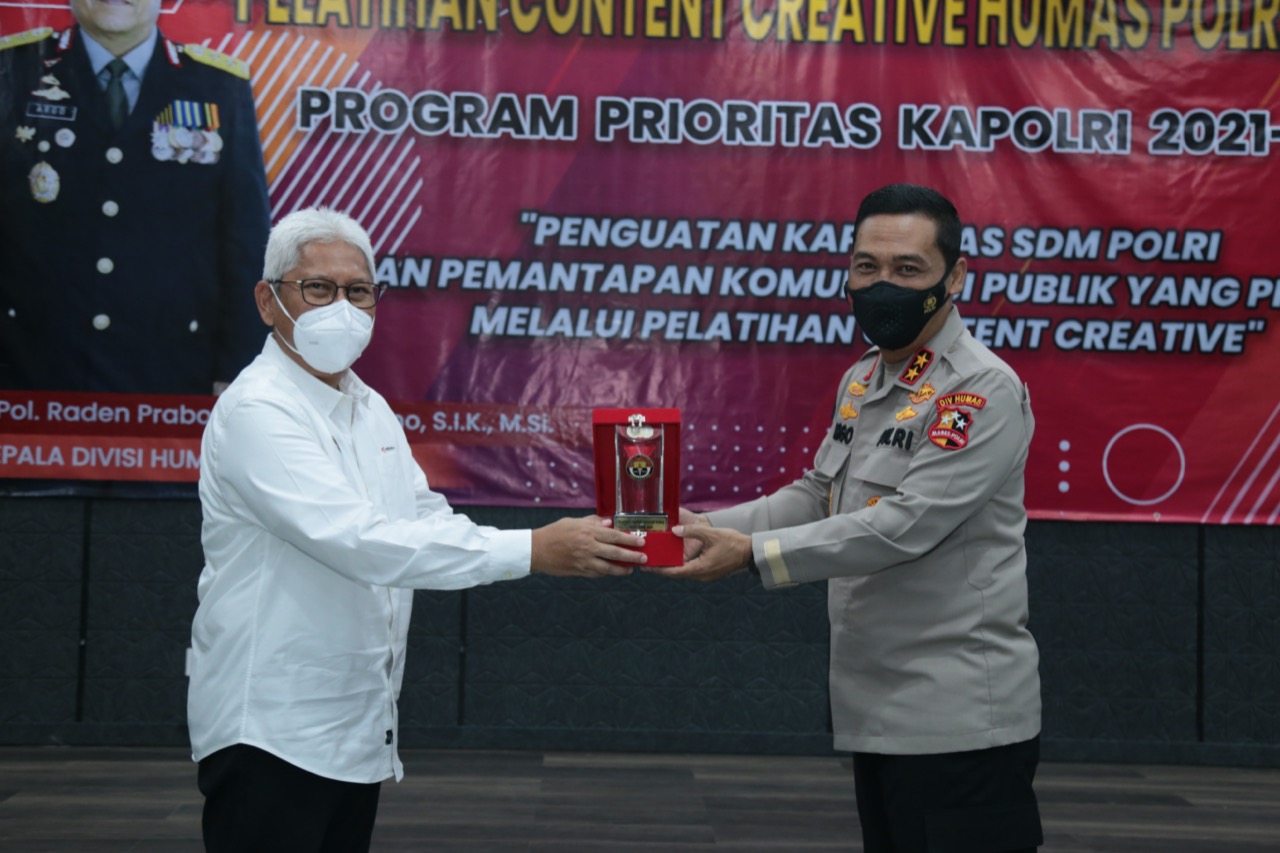 Jalankan 100 Hari Program Prioritas Kapolri, Humas Mabes Polri Gelar Pelatihan Konten Kreatif