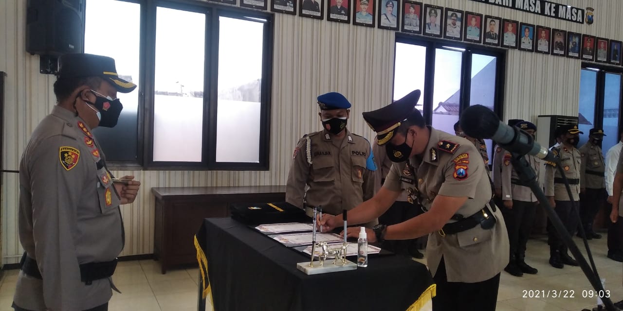Gantikan Kadek Ary, Kompol Fani Pimpin Satlantas Polresta Banyuwangi