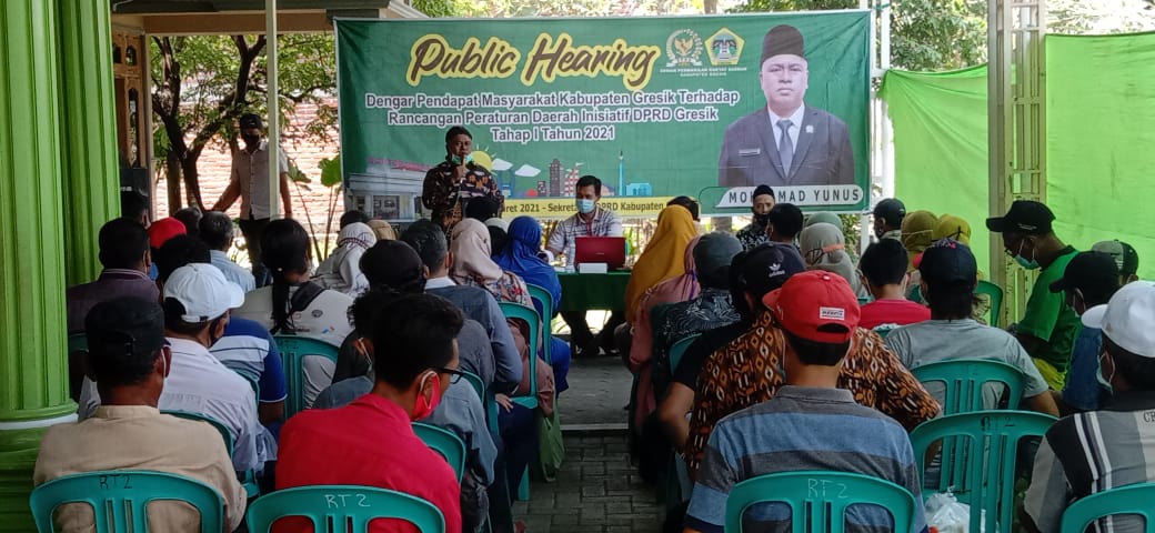 M. Yunus, Anggota Dewan Dari PPP Gresik, Gelar Publik Hearing Bahas 4 Ranperda di Kedamean