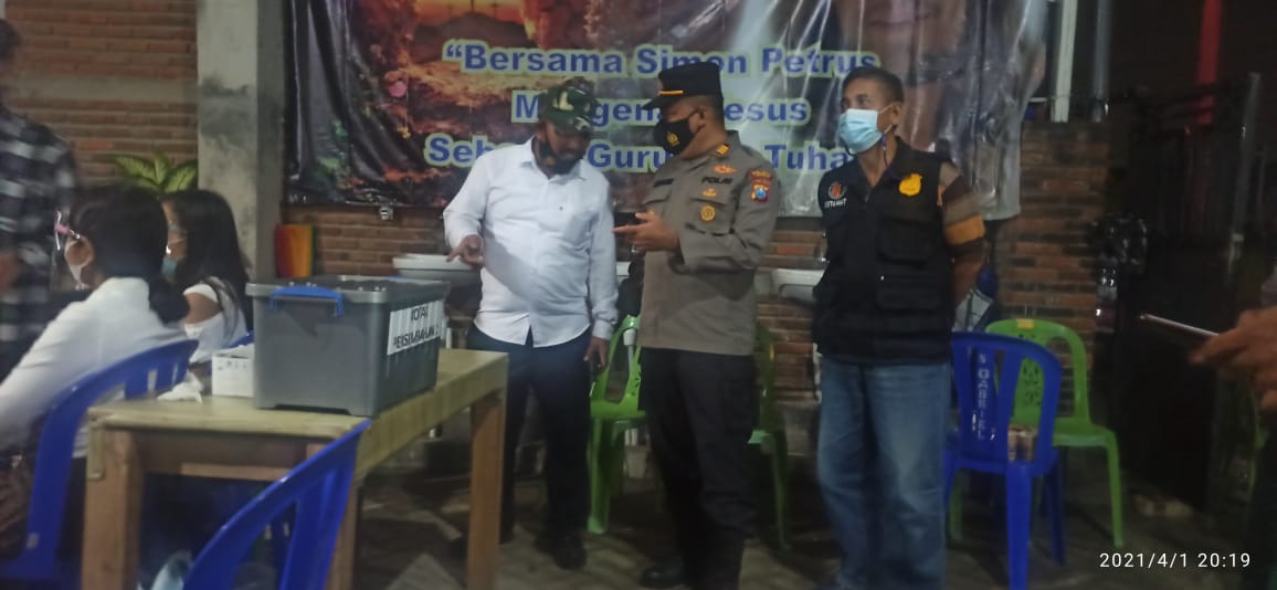 Pastikan Keamanan Beribadah, Polres Gresik Lakukan Pengamanan Gereja