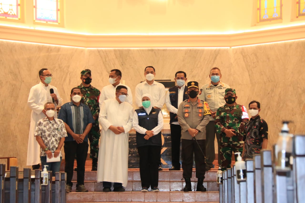 Forkopimda Jatim, Pantau Kesiapan Gereja Jelang Paskah