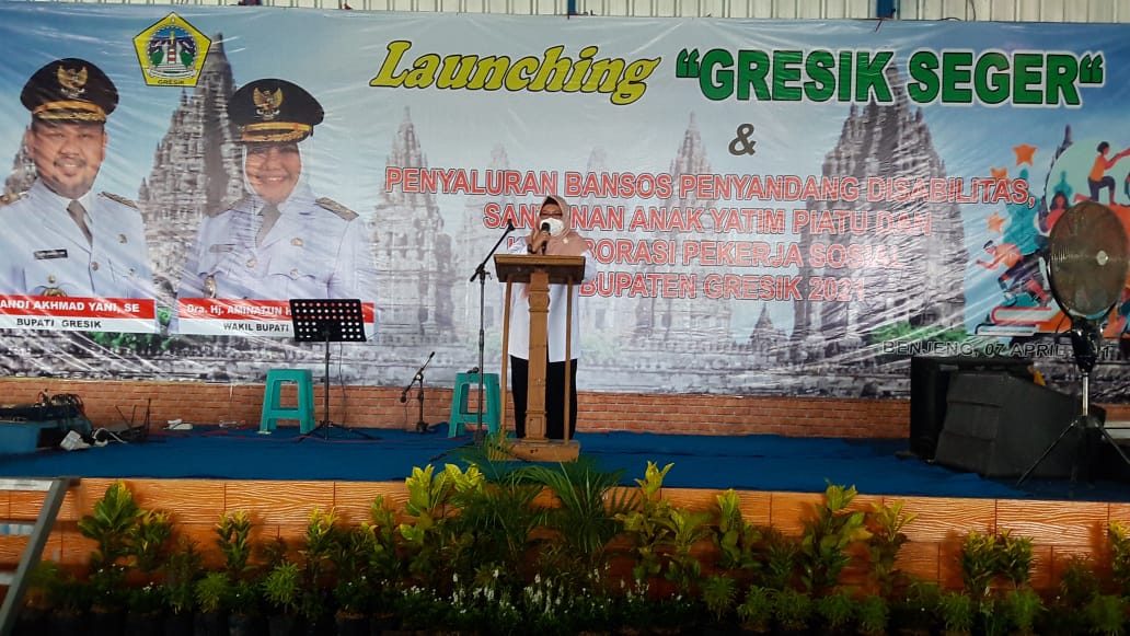 Launching Gresik Seger, Ning Min Wabup Gresik Hadir di Prambanan Cofee Benjeng