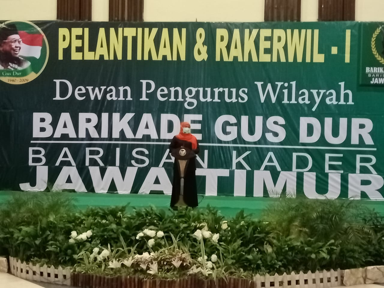 Dr. George Handiwiyanto SH MH. Jadi Dewan Pembina di Barikade Gus Dur Jatim