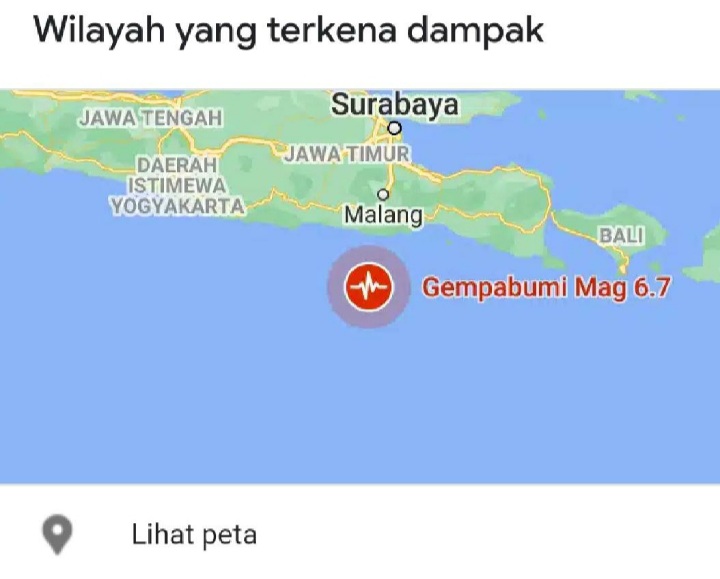 Malang Raya di Guncang Gempa, Masyarakat Panik