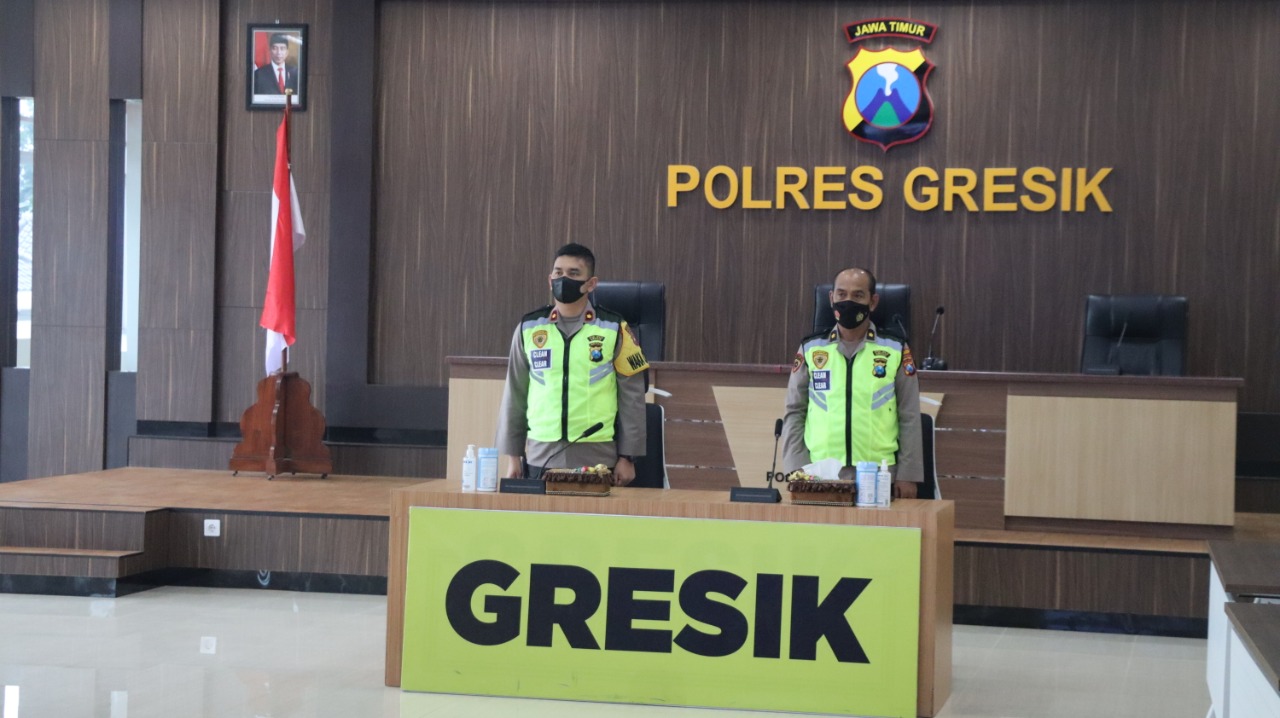 Polres Gresik, Gelar Pakta Integritas Panitia dan Peserta Seleksi Polri