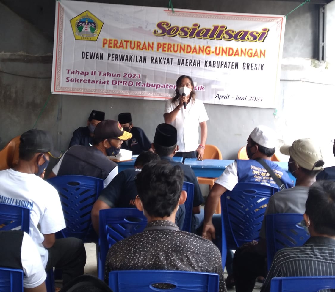 Politisi Nasdem Gus Hudi, Lakukan Sosialisasi 3 Perda Sekaligus