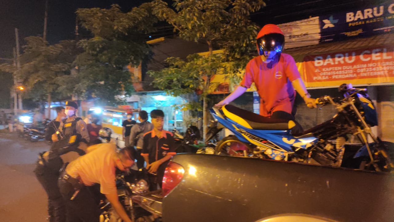 Resahkan Warga, Belasan Pemuda Pembalap Liar di Ciduk Polisi 