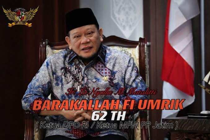Jelang Milad ke 62, LaNyalla Hibahkan Tafsir Pada Masjid Tua Al-Hilal Katangka Goa Sulsel